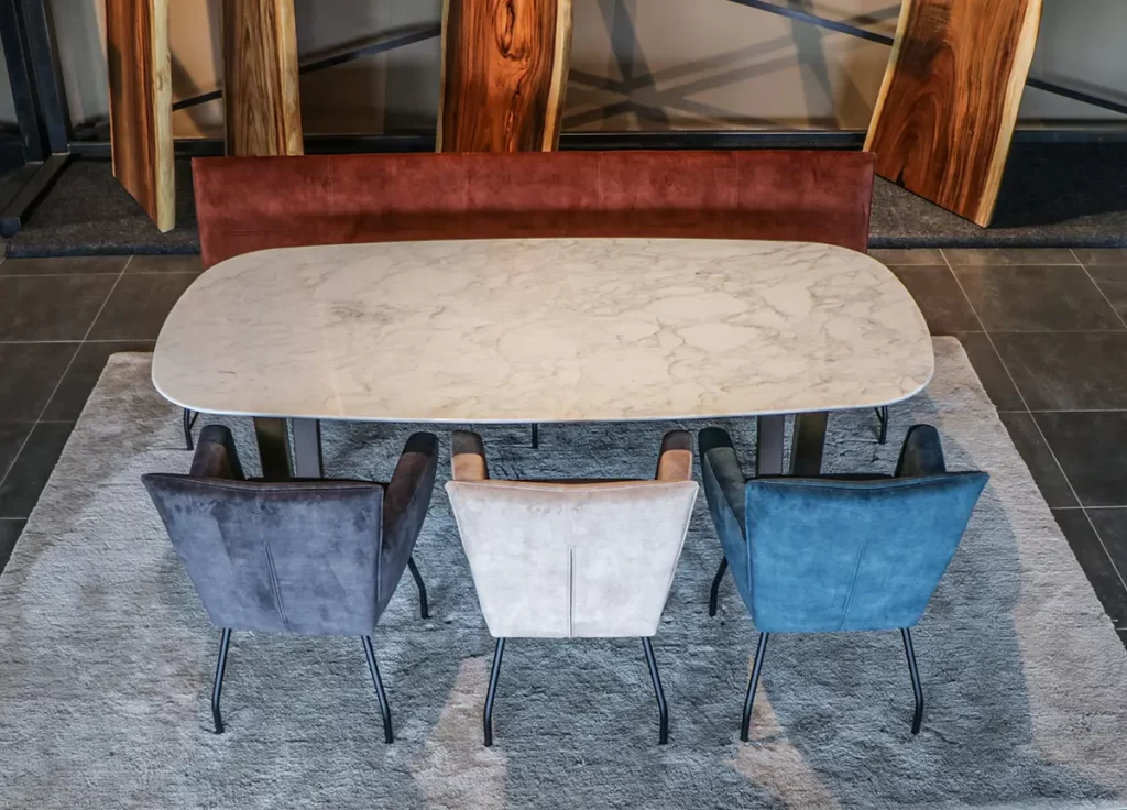 marble dining table-2